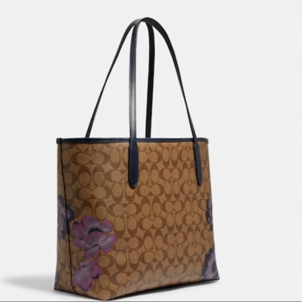 New Coach kaffe large tote - Picture 2 of 5